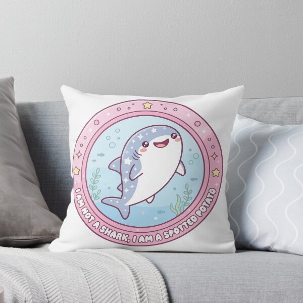 Item preview, Cute Kawaii Spotted Potato Whale Shark Porthole designed and sold by Arc2020.
