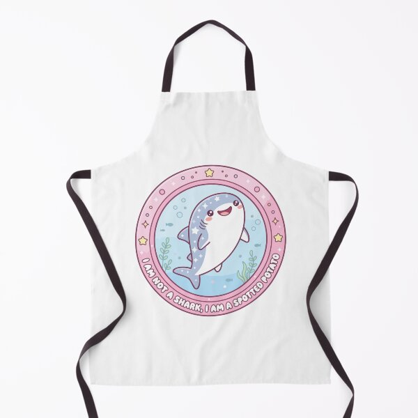 Item preview, Cute Kawaii Spotted Potato Whale Shark Porthole designed and sold by Arc2020.
