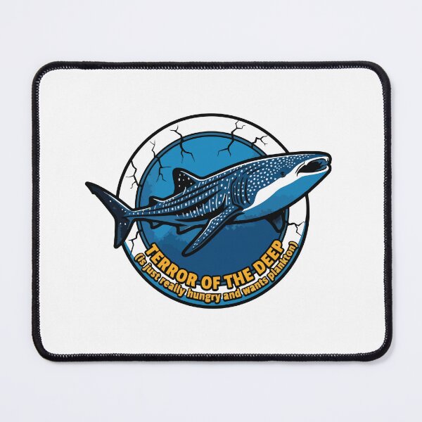 Item preview, Terror Of The Deep Funny Whale Shark Pop Art designed and sold by Arc2020.