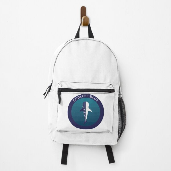 Item preview, Minimalist Endless Blue Whale Shark Geometric Porthole designed and sold by Arc2020.