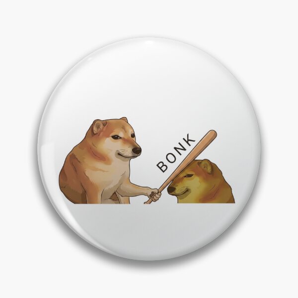 Item preview, BONK | Funny Dog Reaction Meme designed and sold by SoftPawsAtelier.