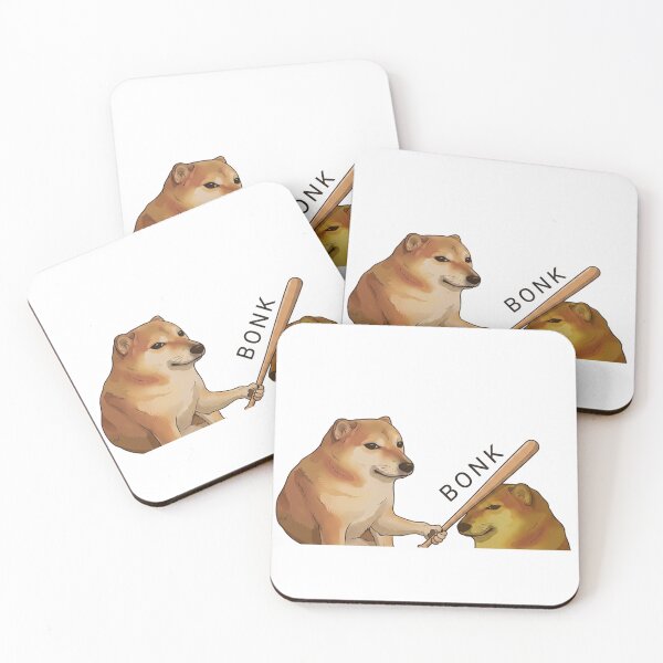 Item preview, BONK | Funny Dog Reaction Meme designed and sold by SoftPawsAtelier.