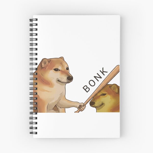 Item preview, BONK | Funny Dog Reaction Meme designed and sold by SoftPawsAtelier.