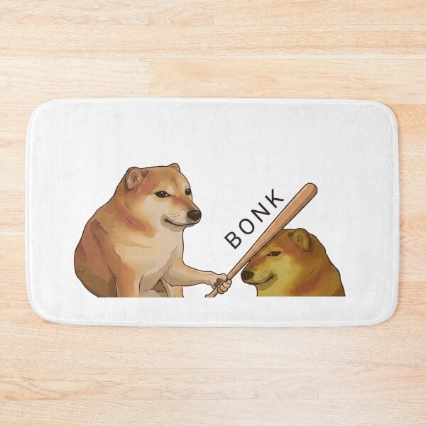 Item preview, BONK | Funny Dog Reaction Meme designed and sold by SoftPawsAtelier.