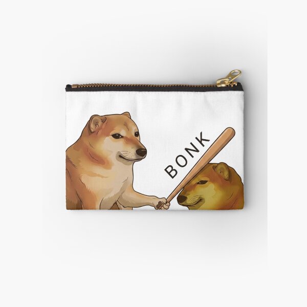 Item preview, BONK | Funny Dog Reaction Meme designed and sold by SoftPawsAtelier.