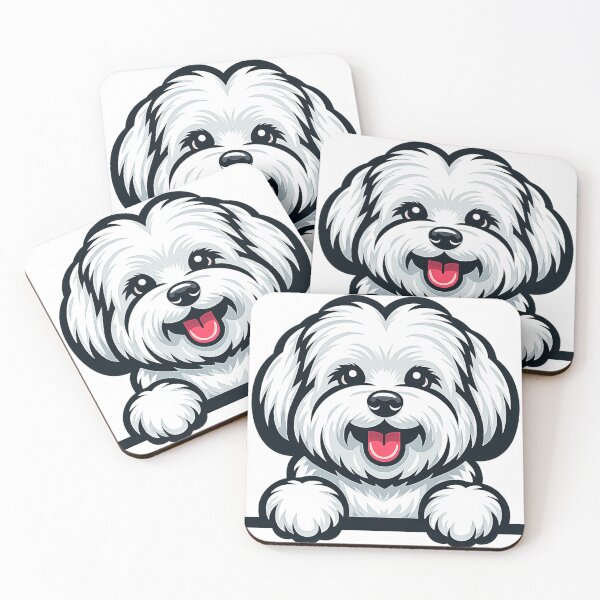 Item preview, Cute Fluffy White Dog Cartoon Illustration designed and sold by WehnerCarmela.