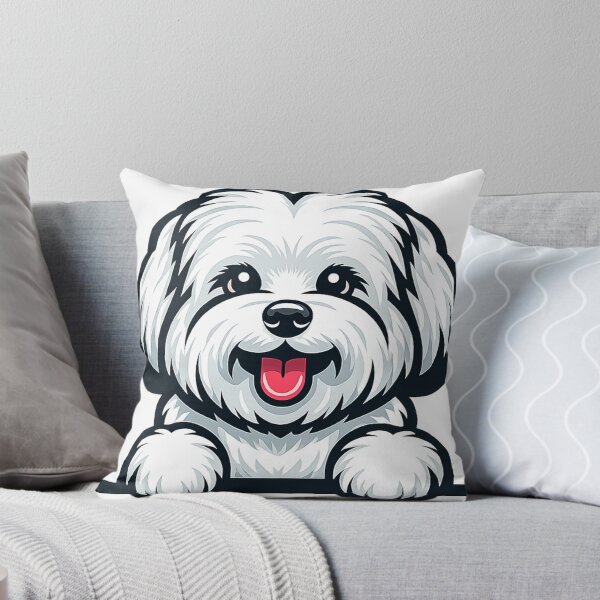 Item preview, Cute Fluffy White Dog Cartoon Illustration designed and sold by WehnerCarmela.