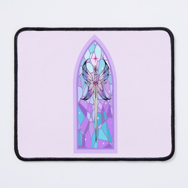 Item preview, Stained glass Fairy sword designed and sold by h-helladesign.