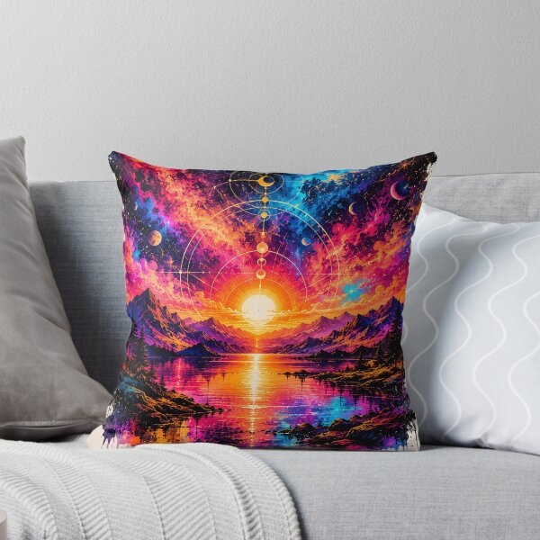 Item preview, Neon Cosmic Universe | Psychedelic Galaxy Landscape Fantasy Art designed and sold by Popsystore2.