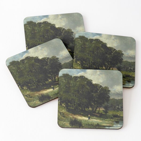 Item preview, Woman Standing Near a Pond designed and sold by SharonTheFirst.