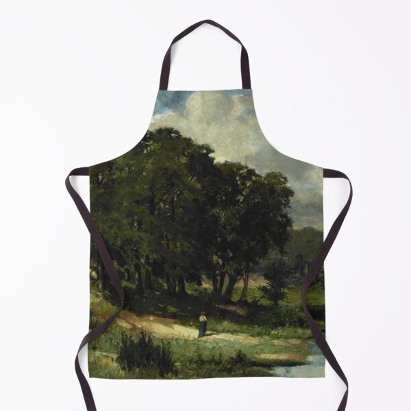 Item preview, Woman Standing Near a Pond designed and sold by SharonTheFirst.