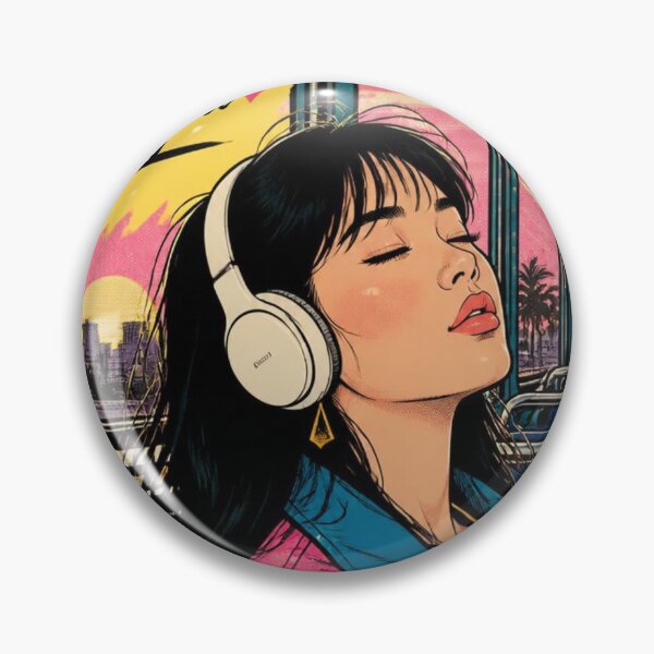 Item preview, Relax, Peace Begins With You - Retro Comic Lofi Girl Art designed and sold by reflejoentinta.