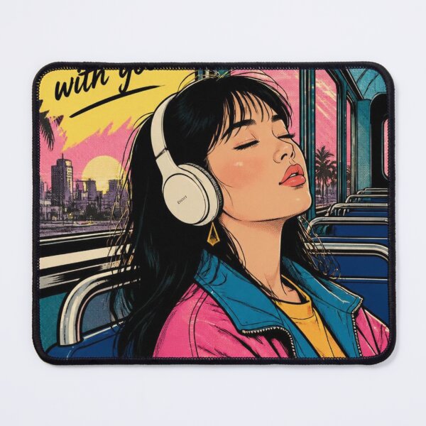 Item preview, Relax, Peace Begins With You - Retro Comic Lofi Girl Art designed and sold by reflejoentinta.