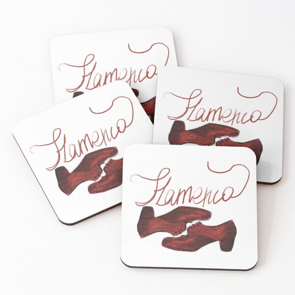 Item preview, Flamenco Shoes – expressive hand‑drawn illustration designed and sold by WorldOFaMillion.