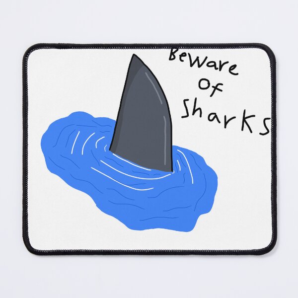 Item preview, beware of sharks designed and sold by boutkhilnl.