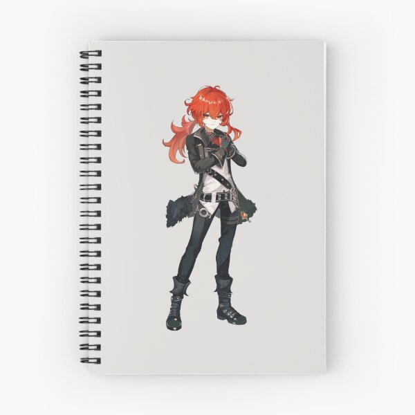 Item preview, diluc genshin impact designed and sold by Inthestardust.