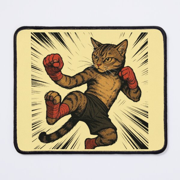 Item preview, Kitty Kickboxer Funny Cat – Boxing Gym Cat Lover Design, Funny Fitness Gift designed and sold by AYACHI90.