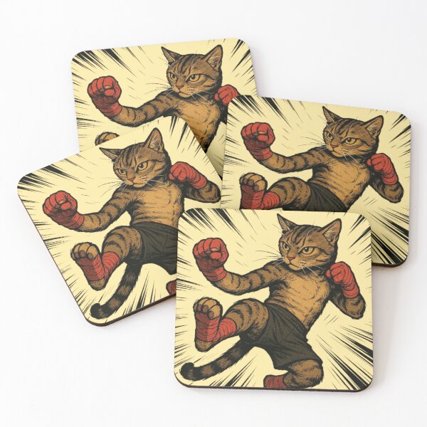 Item preview, Kitty Kickboxer Funny Cat – Boxing Gym Cat Lover Design, Funny Fitness Gift designed and sold by AYACHI90.