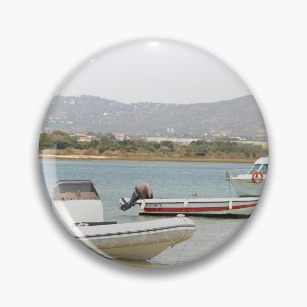 Item preview, Boats Anchored in Serene Bay designed and sold by eddiebarronshop.