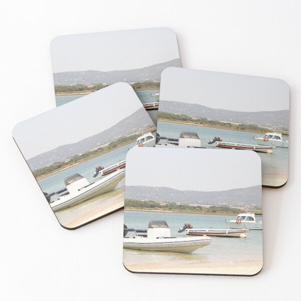 Item preview, Boats Anchored in Serene Bay designed and sold by eddiebarronshop.