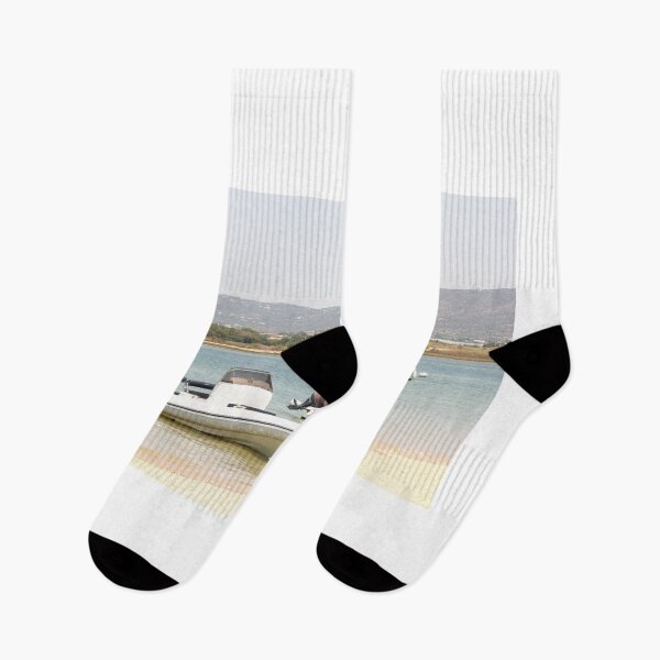 Item preview, Boats Anchored in Serene Bay designed and sold by eddiebarronshop.