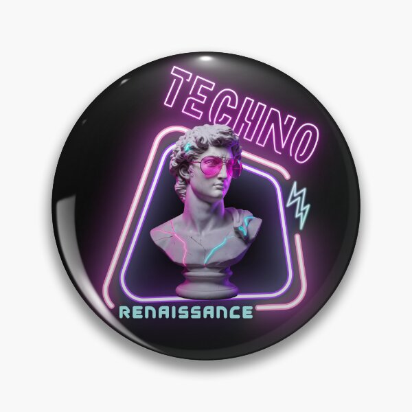 Item preview, techno renaissance david statue designed and sold by Anna Sacha.