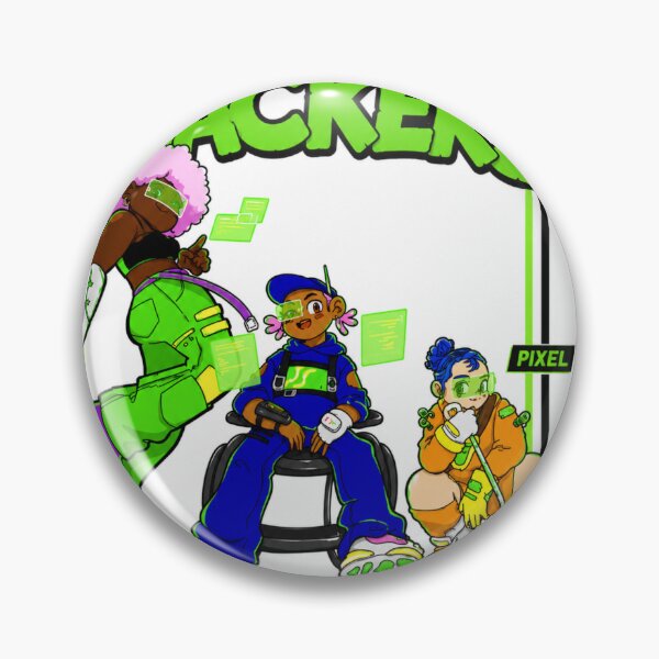 Item preview, Cyber Crew Hackers | Retro Futuristic Streetwear Character Poster designed and sold by nouhaZN.