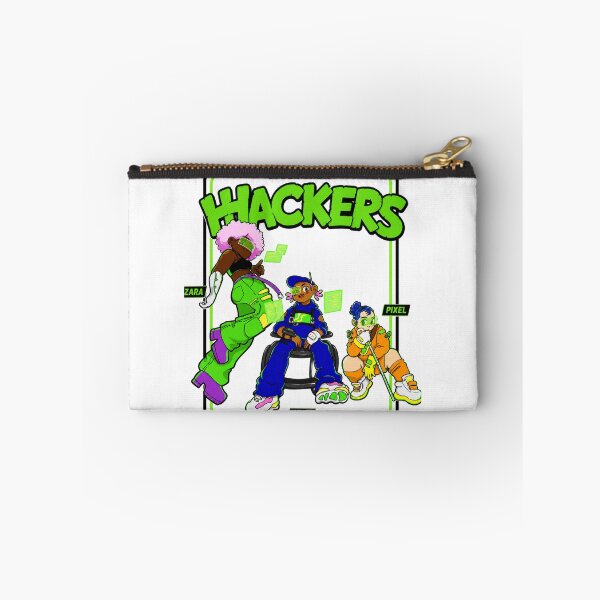 Item preview, Cyber Crew Hackers | Retro Futuristic Streetwear Character Poster designed and sold by nouhaZN.