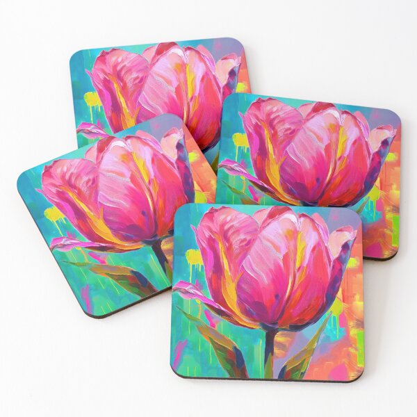 Item preview, Pop Art Tulip flower painting  designed and sold by TYA - Take Your Art.