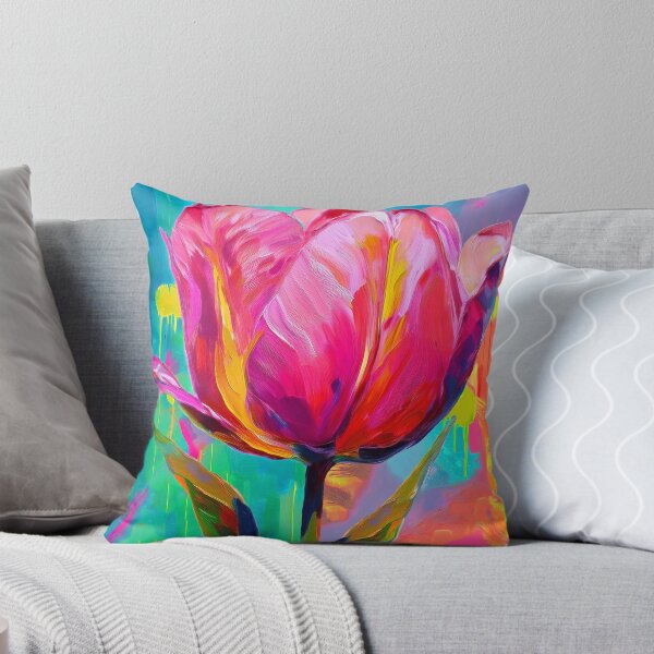 Item preview, Pop Art Tulip flower painting  designed and sold by TYA - Take Your Art.