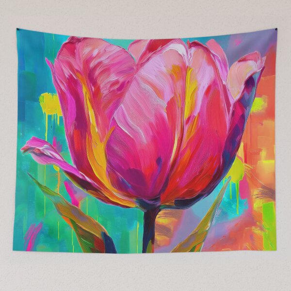 Item preview, Pop Art Tulip flower painting  designed and sold by TYA - Take Your Art.