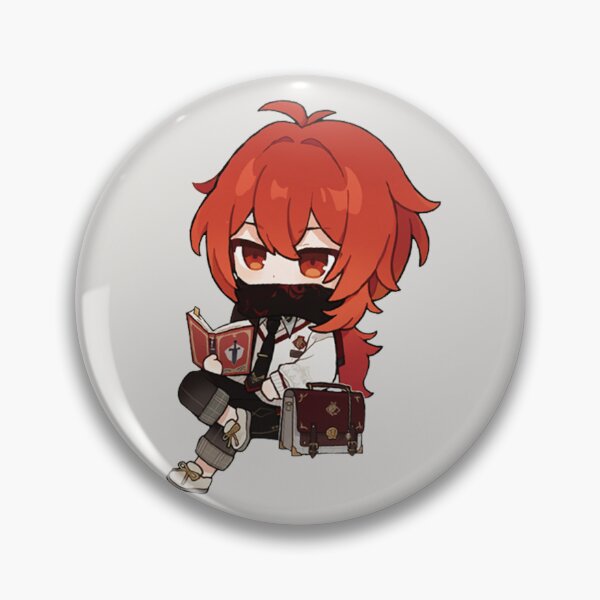 Item preview, diluc genshin impact designed and sold by Inthestardust.