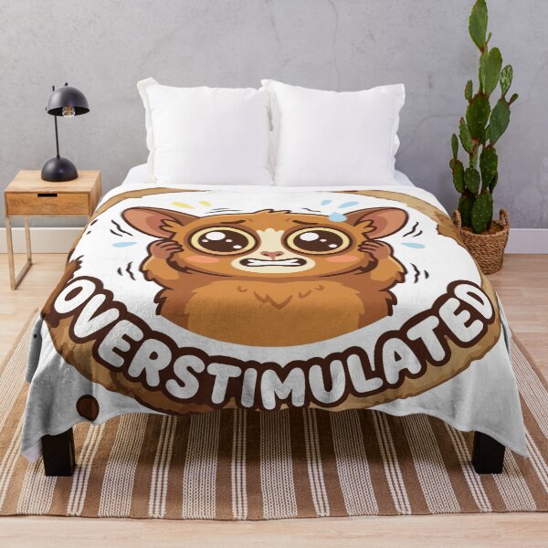 Item preview, Overstimulated Tarsier Funny Coffee Stain Kawaii designed and sold by Arc2020.