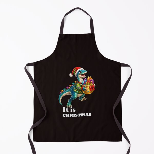Item preview, Christmas Velociraptor with Gift Pot designed and sold by annenambiro.