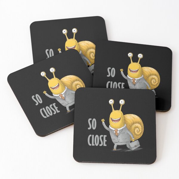 Item preview, So Close Cute Snail Motivational Gift designed and sold by FMproject.