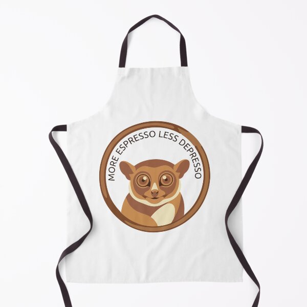 Item preview, More Espresso Less Depresso Tarsier Minimalist Coffee designed and sold by Arc2020.