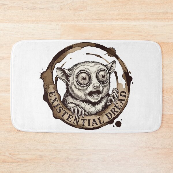 Item preview, Existential Dread Tarsier Vintage Etching Coffee Ring designed and sold by Arc2020.