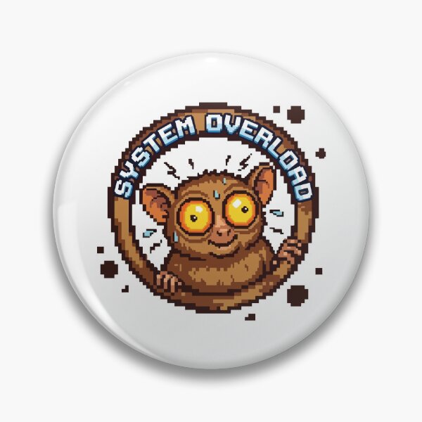 Artikelvorschau, Systemüberlastung Tarsier Retro Pixel Art Kaffee entworfen und verkauft von Arc2020.