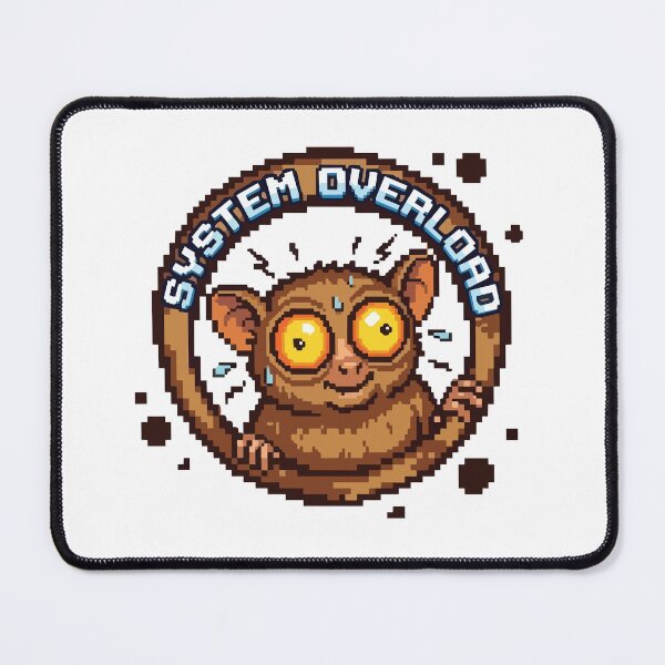 Item preview, System Overload Tarsier Retro Pixel Art Coffee designed and sold by Arc2020.