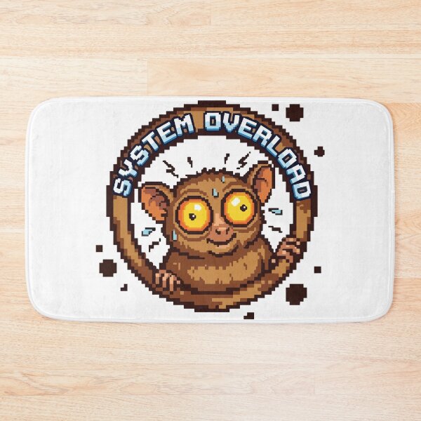 Item preview, System Overload Tarsier Retro Pixel Art Coffee designed and sold by Arc2020.
