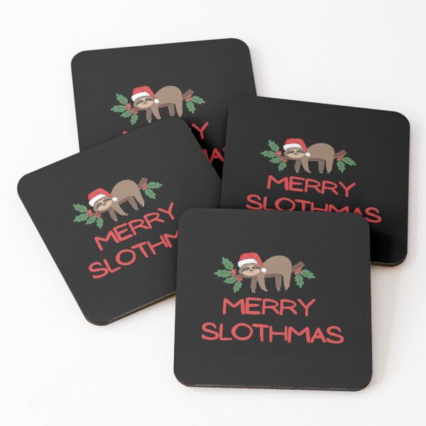 Item preview, Merry Slothmas - Funny Christmas Sloth Design designed and sold by AnulaArt.