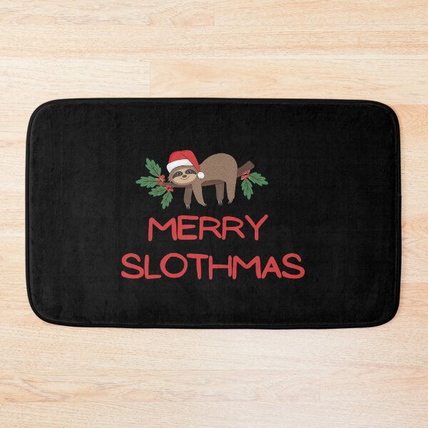 Item preview, Merry Slothmas - Funny Christmas Sloth Design designed and sold by AnulaArt.