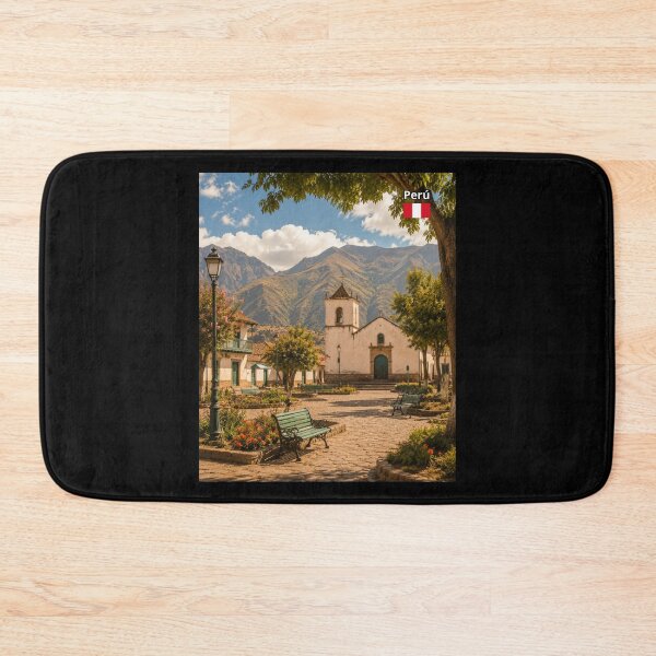 Item preview, Peru Andean Village Square  designed and sold by Tienda-Vane.