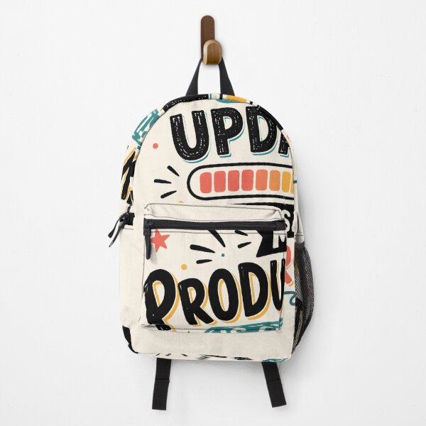Item preview, My Productivity Is Currently Updating Funny Quote Sticker | Cute Productivity Humor Typography designed and sold by MCV-Designs.