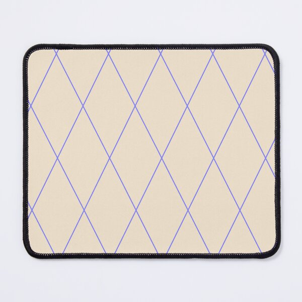Item preview, Diamond Lines Blue on Beige designed and sold by Art in My Loft.