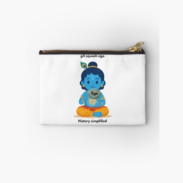 Item preview, git squash ego | Git Developer Sticker | Tech Humor designed and sold by BhaktiByte.