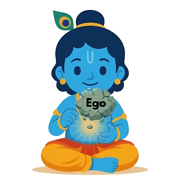 Artwork thumbnail, git squash ego | Git Developer Sticker | Tech Humor by BhaktiByte