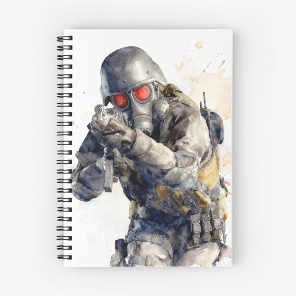 Item preview, Resident Evil HUNK watercolour designed and sold by VXprints.