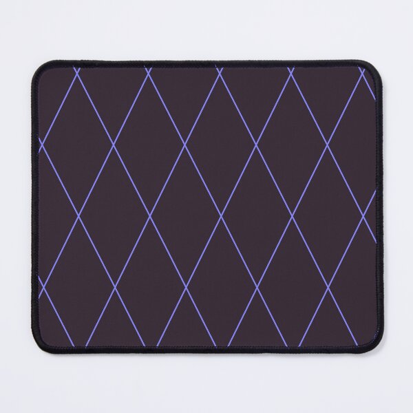Item preview, Diamond Lines Blue on Darkest Purple designed and sold by Art in My Loft.
