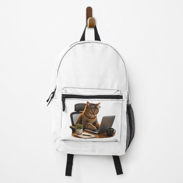 Item preview, Professional Cat Working on Laptop designed and sold by Snurly.